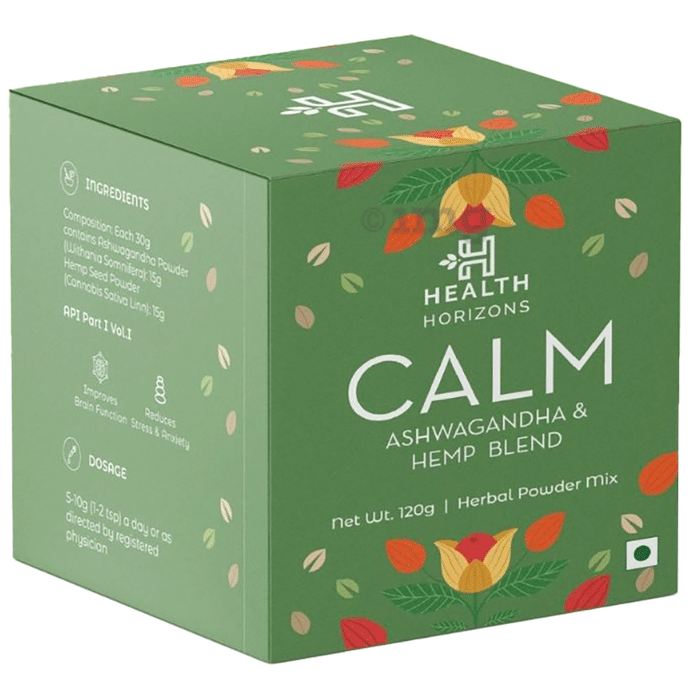Health Horizons Calm Ashwagandha & Hemp Blend Herbal Powder Mix
