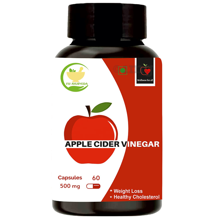 Fij Ayurveda Apple Cider Vinegar 500mg Capsule