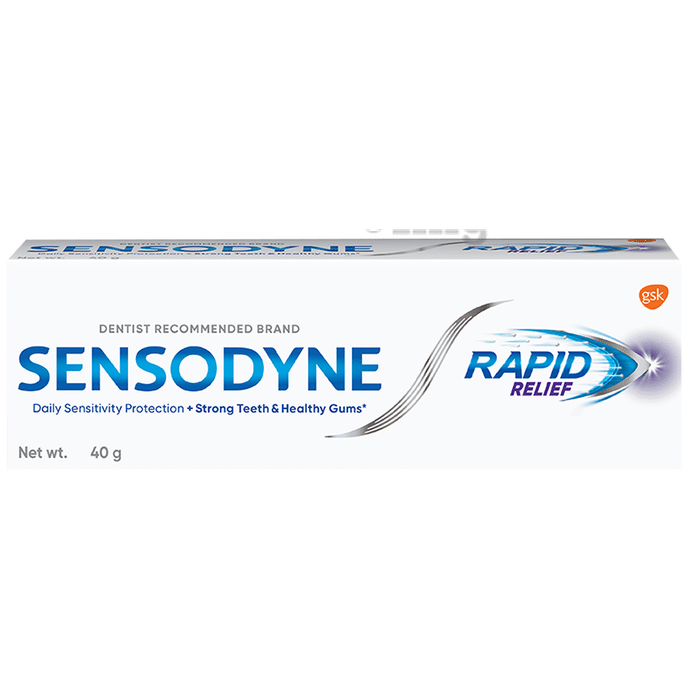 Sensodyne Rapid Relief Sensitive for Healthy Gums & Strong Teeth | Daily Protection Toothpaste