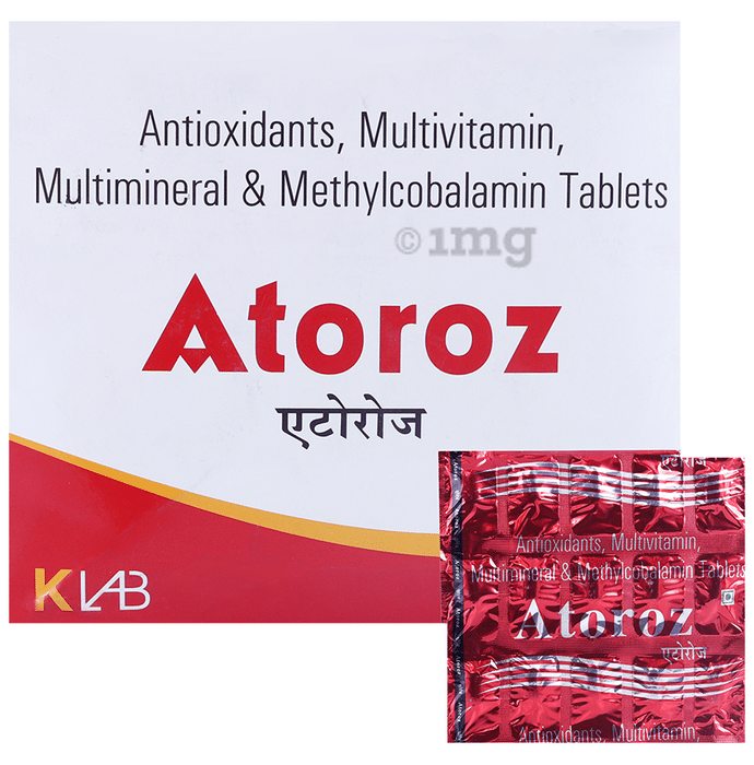 Atoroz Daily Multivitamin Tablet for Daily Immunity & Energy