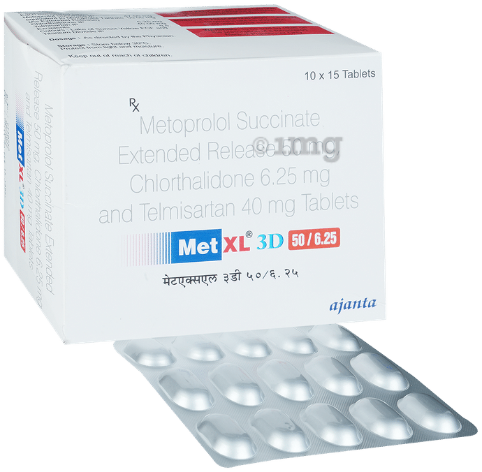 Met XL 3D 50/6.25 Tablet
