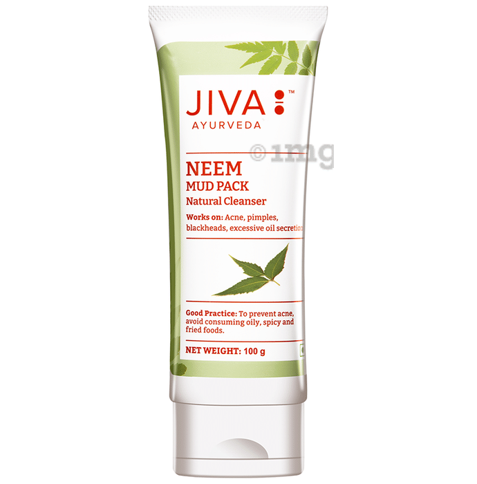 Jiva Ayurveda Neem Mud Pack Natural Cleanser (100gm Each)