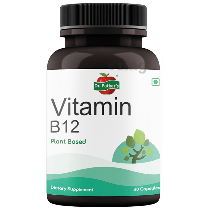 Dr. Patkar's Vitamin B12 Plant Based Capsule For Nervous System & Brain Function