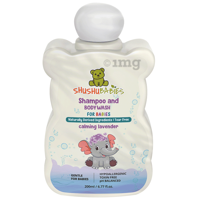 ShuShu Babies Shampoo and Body Wash for Babies Calming Lavender
