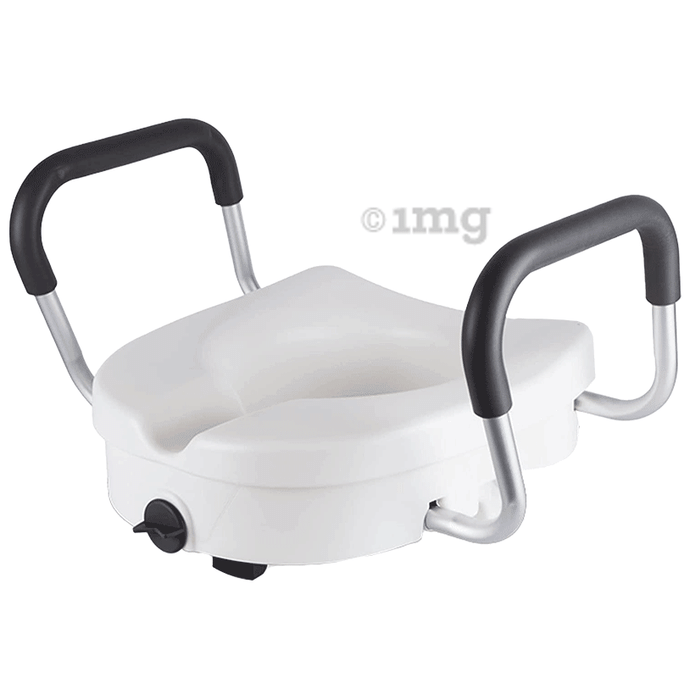 Entros SC7060I Raised Toilet Seat with Armrest for Handicap & Elderly