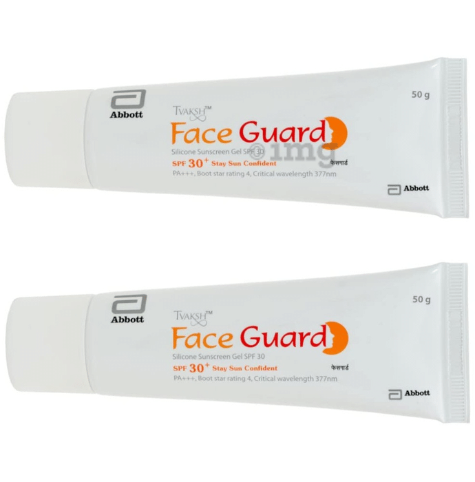 Tvaksh Face Guard Silicone Sunscreen (50gm Each) SPF 30+