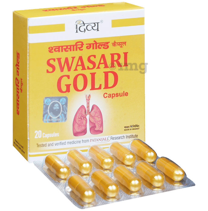 Patanjali Divya Swasari Gold Capsule | For Respiratory Care