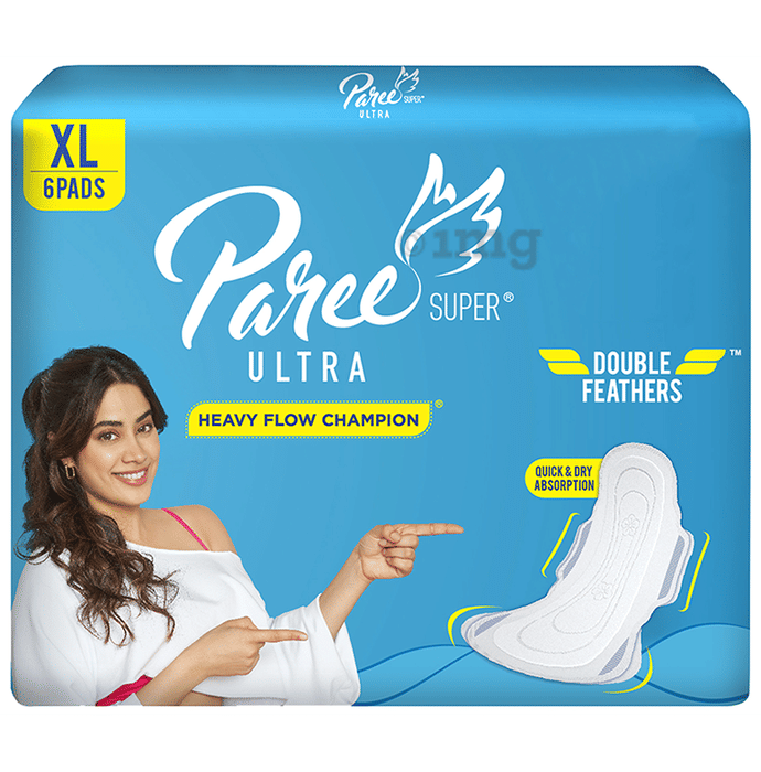 Paree Super Ultra Quick & Dry Absorption Sanitary Pads XL Buy packet
