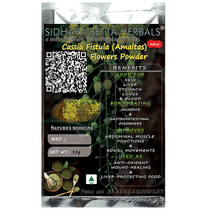 Sidhara Betta Herbals Cassia Fistula Flowers Powder