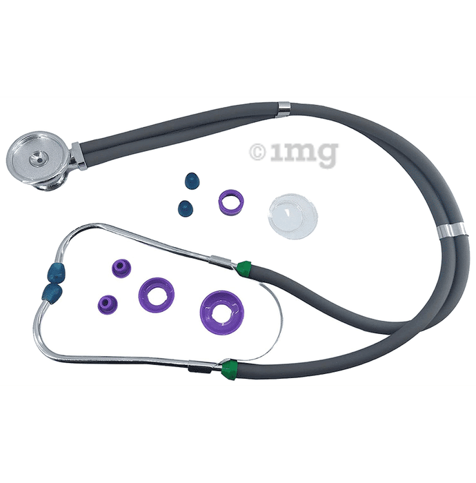 Bos Medicare Surgical Rappaport  Stethoscope Dual Head Grey