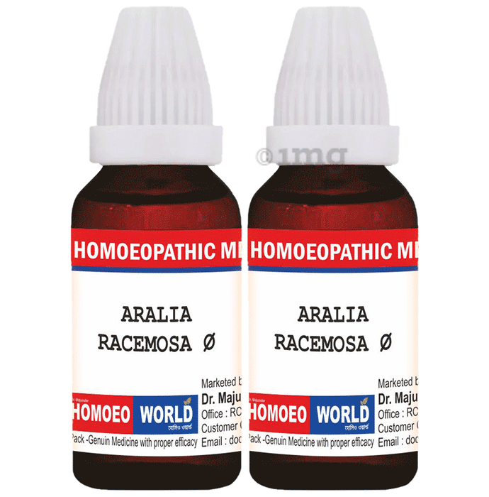 Dr. Majumder Homeo World Aralia Racemosa Q (30ml Each)