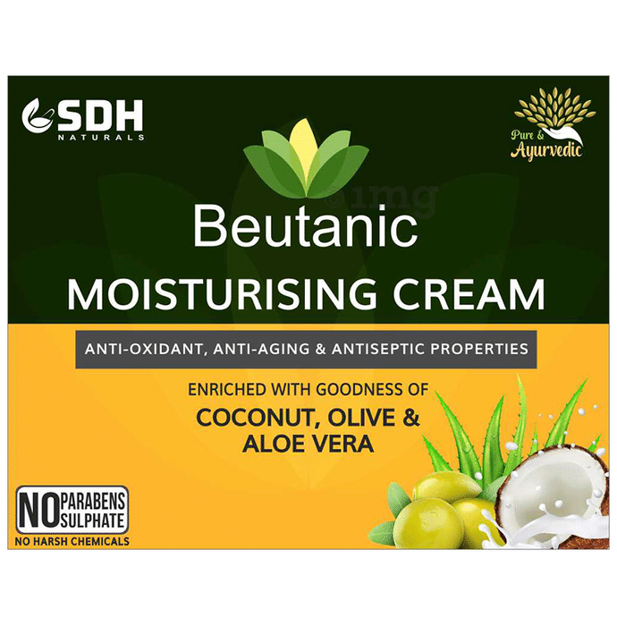 SDH Naturals Beutanic Moisturising Cream Coconut, Olive & Aloe Vera