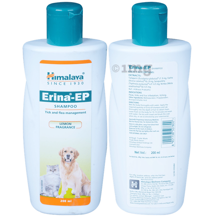 Himalaya Erina-EP Tick and Flea Control Shampoo (For Pets) Tick & Flea Control