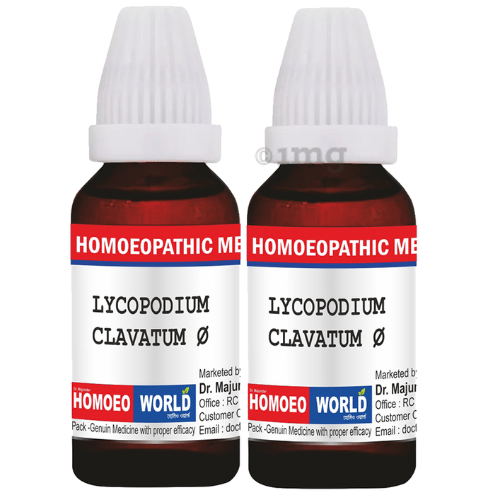 Dr. Majumder Homeo World Lycopodium Clavatum Mother Tincture (30ml Each) Q