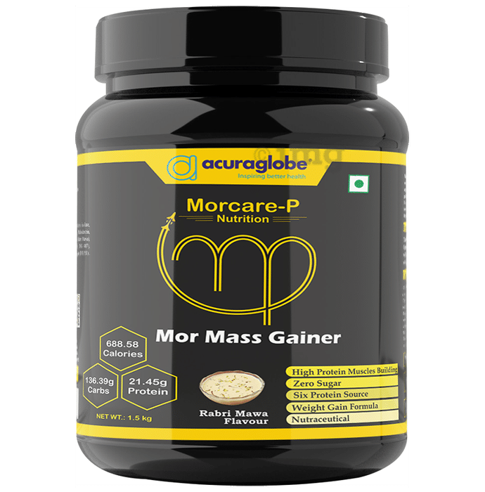Acuraglobe Morcare-P Mor Mass Gainer Powder Rabri Mawa