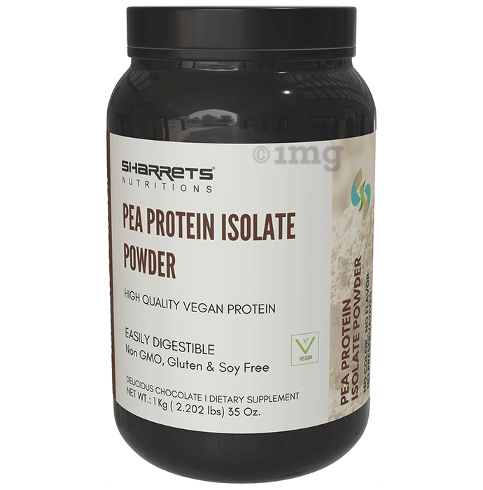 Sharrets Nutritions Vegan Pea Protein Isolate 80 Powder Chocolate