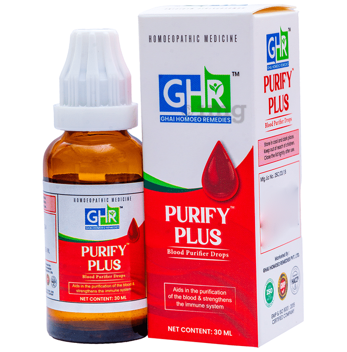 Ghai Homoeo Remedies Purify Plus Oral Drops