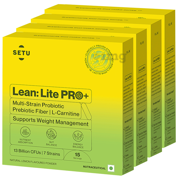 Setu Lean: Lite Pro+ Sachet (15 Each) Lemon