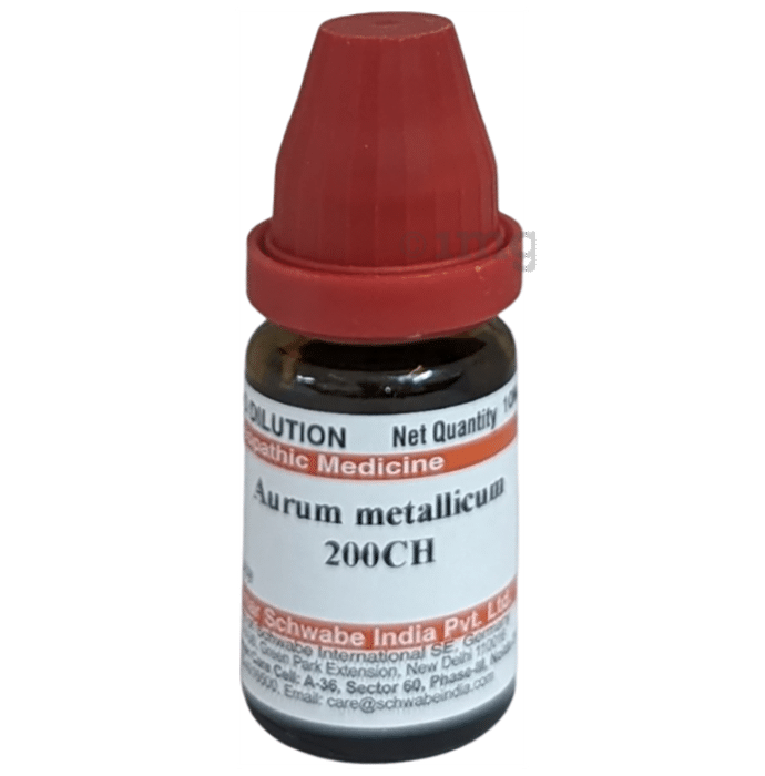 Dr Willmar Schwabe India Aurum Metallicum Dilution 200 CH