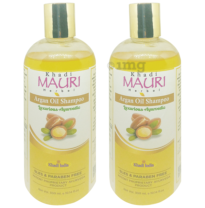Khadi Mauri Herbal Argan Oil Shampoo (300ml Each)
