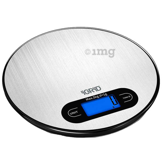 iGRiD IG-FS1396 Digital Slim Round Kitchen Food Scale