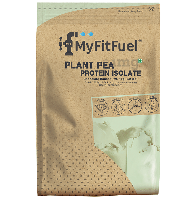 MyFitFuel  Plant Pea Protein Isolate Powder Chocolate Banana