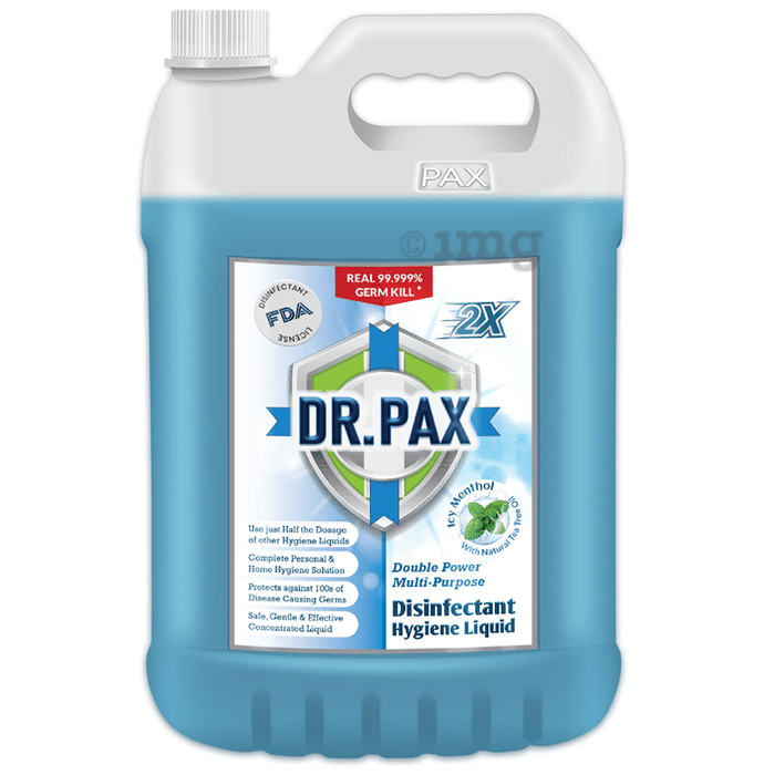 Dr. Pax Double Power Multi-Purpose Disinfectant Hygiene Liquid Sanitizer Icy Menthol