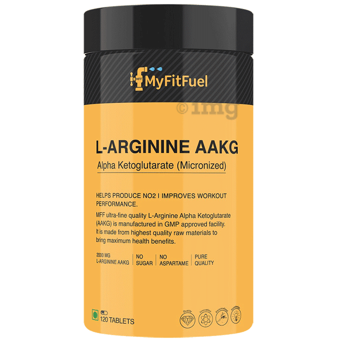 MyFitFuel L-Arginine AAKG Alpha-Ketoglutarate Micronized 2000mg Tablet
