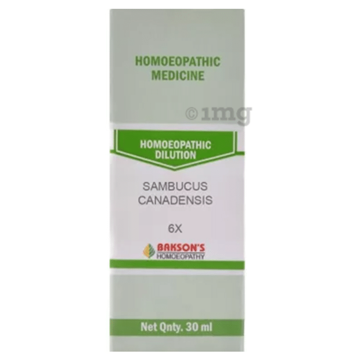 Bakson's Homeopathy Sambucus Canadensis Dilution 6X