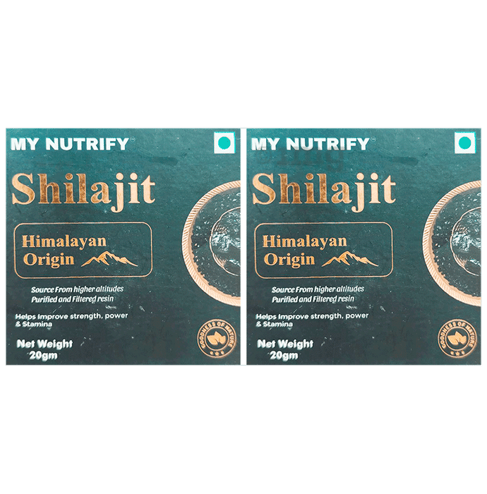 My Nutrify Shilajit Himalayan Origin Resin (20gm Each)