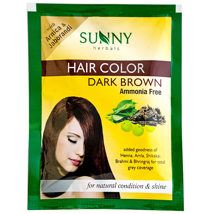 Sunny Herbals Hair Color Dark Brown Sachet