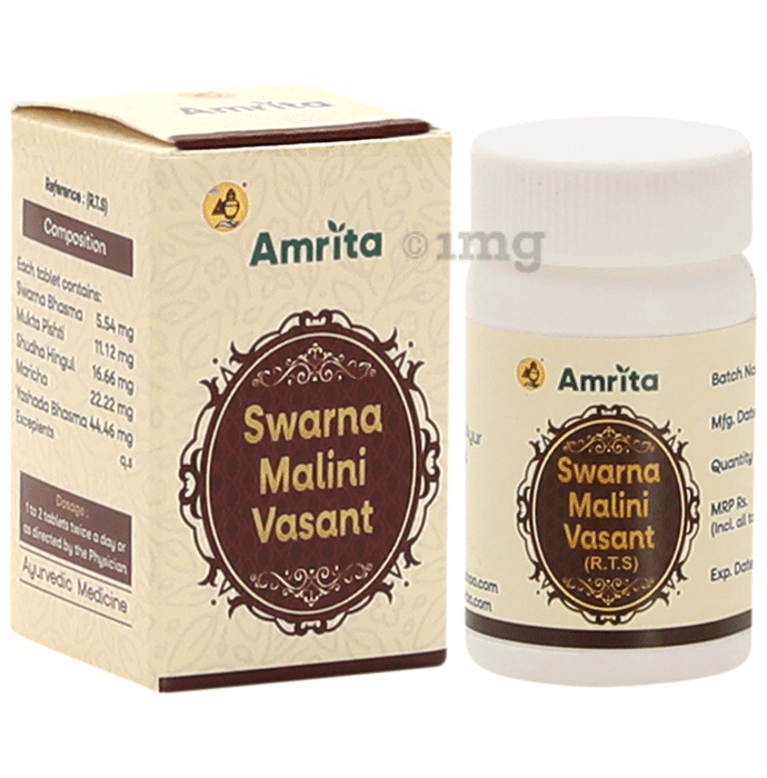 Amrita Swarna Malini Vasant Tablet