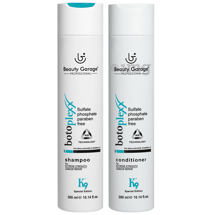 Beauty Garage Combo Pack of K9 Botoplexx Shampoo & Conditioner (300ml Each)