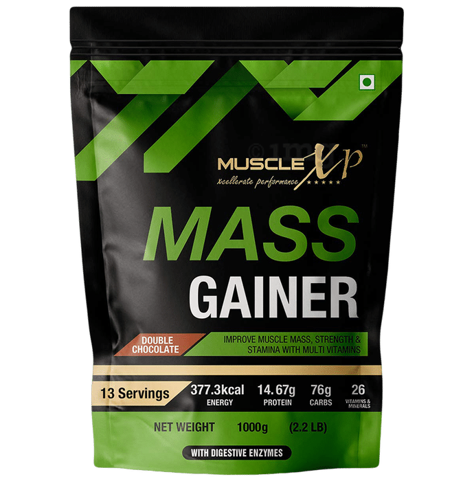 MuscleXP Mass Gainer Powder Double Chocolate