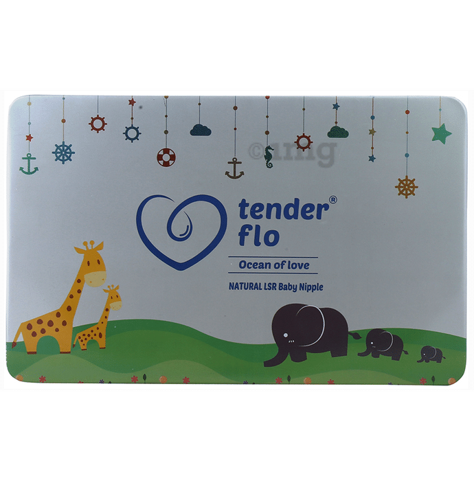 Tender flo Natural Silicon LSR Baby Nipple