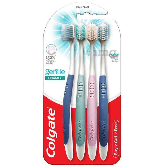 Colgate Gentle Enamel Ultra Soft Toothbrush (Buy 2 Get 2 Free)