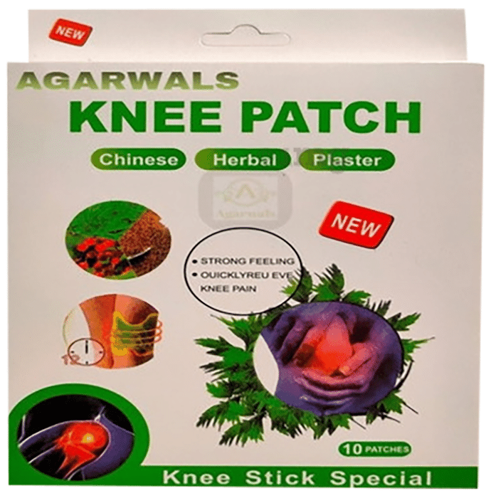 Agarwals Warming Herbal Plaster Knee Patch (10 Each)