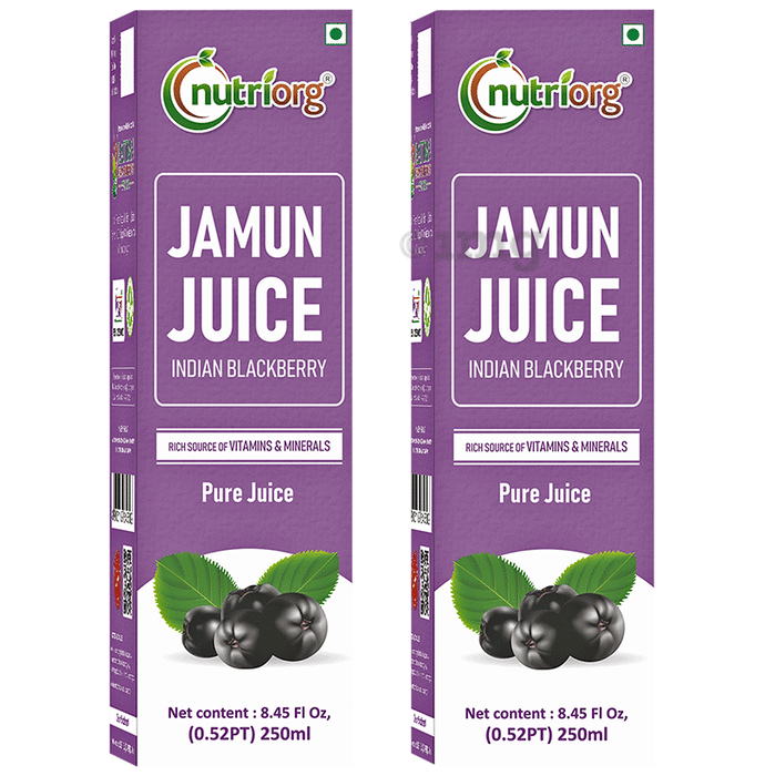 Nutriorg Jamun Juice (250ml Each)