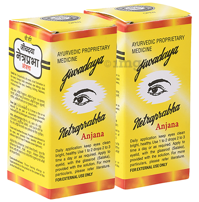 Jiwadaya Netraprabha Anjana Eye Drop (15gm Each)