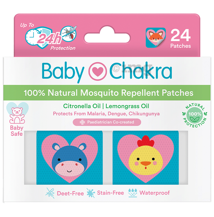 Baby Chakra 100% Natural Mosquito Repellent Patch