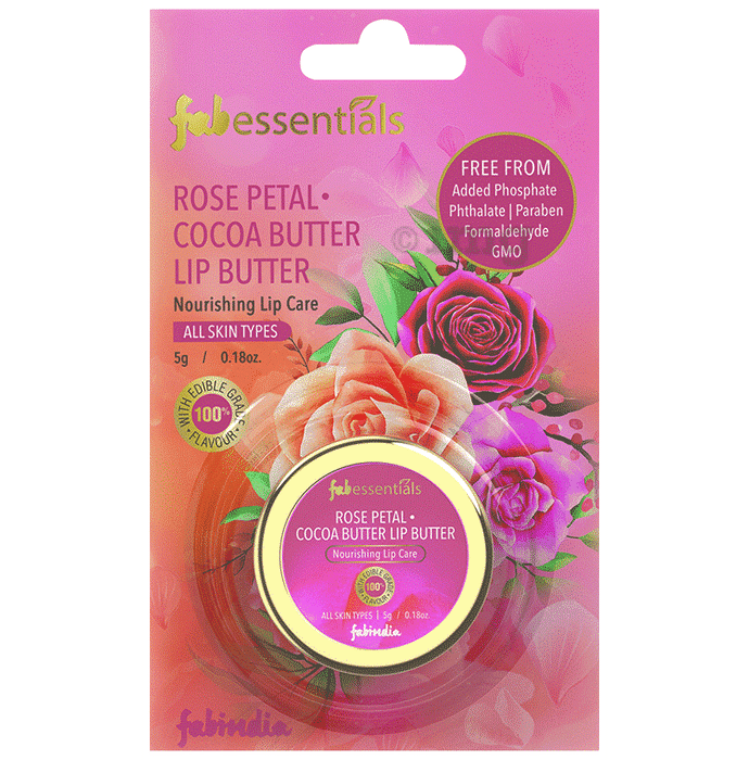 Fabessentials Rose Petal & Cocoa Butter Lip Butter