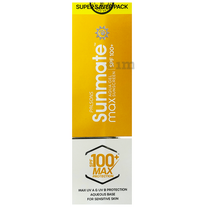 Sunmate Max Aqua Gel Sunscreen SPF 100+ Max Shield