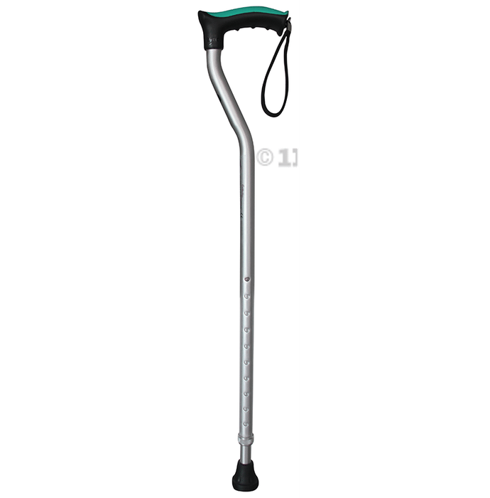 Tynor L-07 Walking Stick (Soft Top) Universal Silver