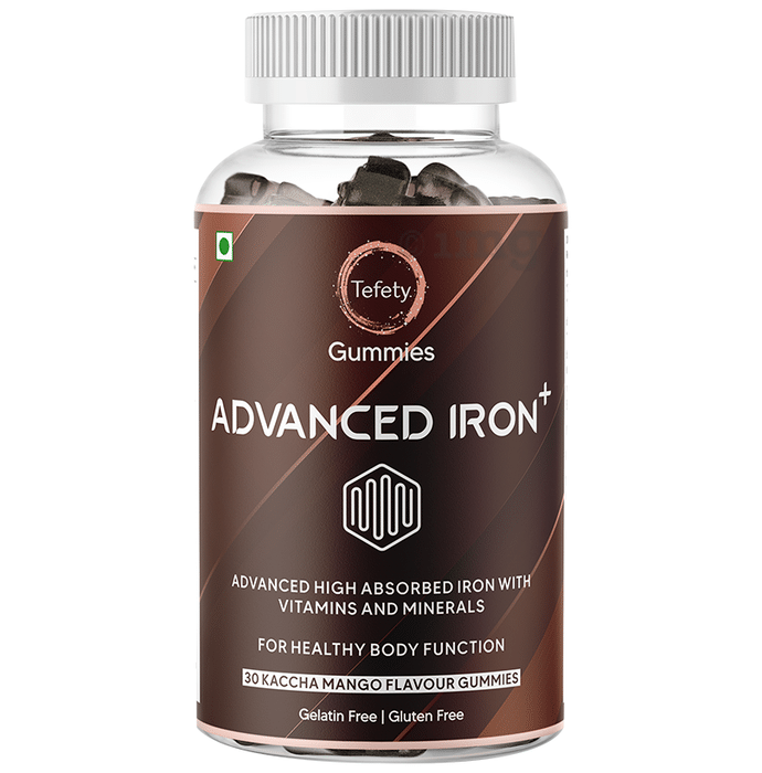 Tefety Advanced Iron+ Gummies Kaccha Mango