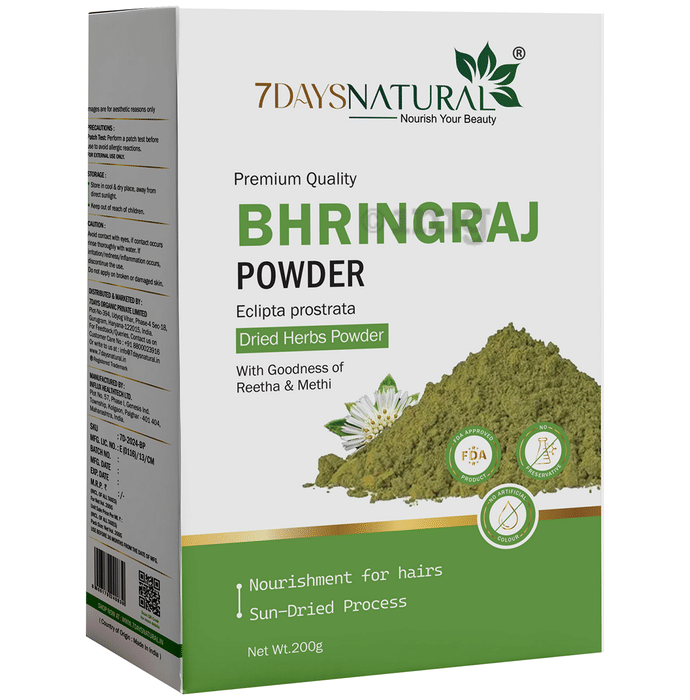 7 Days Natural Bhringraj Powder