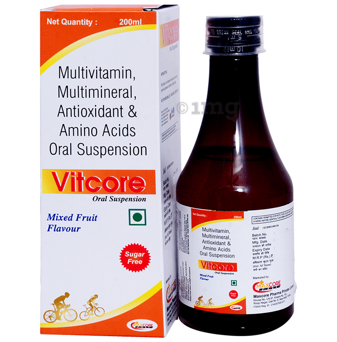 Vitcore Oral Suspension Mixed Fruit Sugar Free