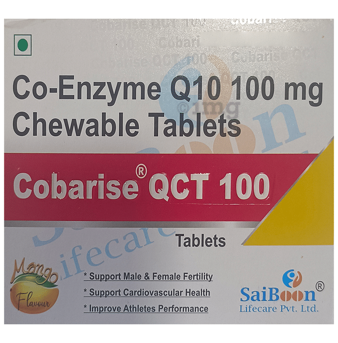 Cobarise QCT 100 Chewable Tablet Mango