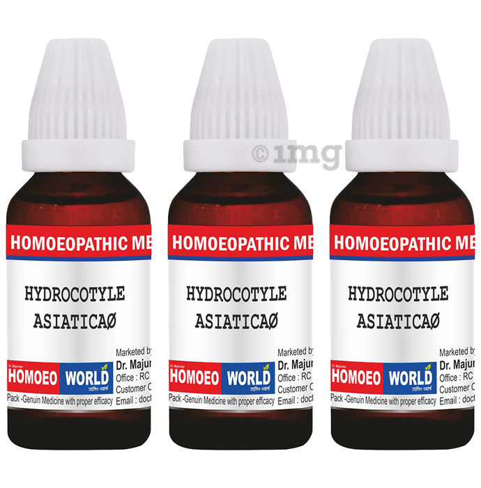 Dr. Majumder Homeo World Hydrocotyle Aisatica Mother Tincture (30ml Each) Q