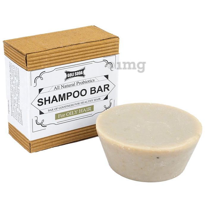 Goli Soda All Natural Probiotics Shampoo Bar (90gm Each) For Oily Hair