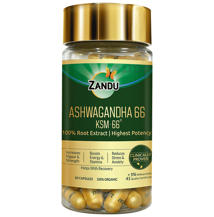 Zandu Ashwagandha 66 Capsule